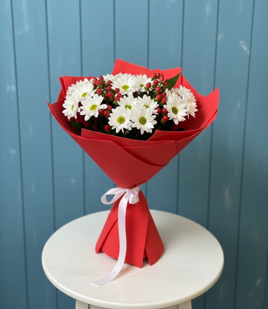 Букет цветов из: Хризантемы в Гавердовский