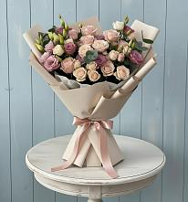 Букет цветов из:  Розы и Лизиантусы #REPLACE_PRED# Гавердовский