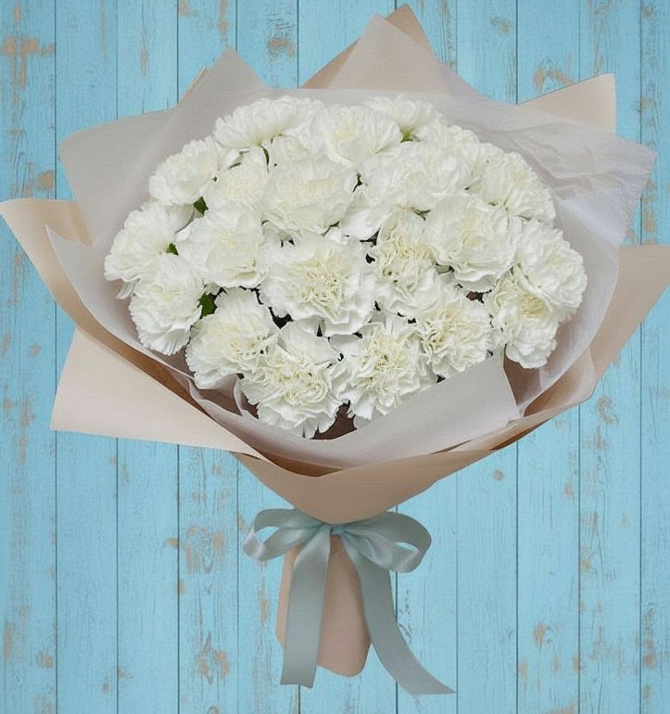 Букет цветов из: Гвоздики в Гавердовский