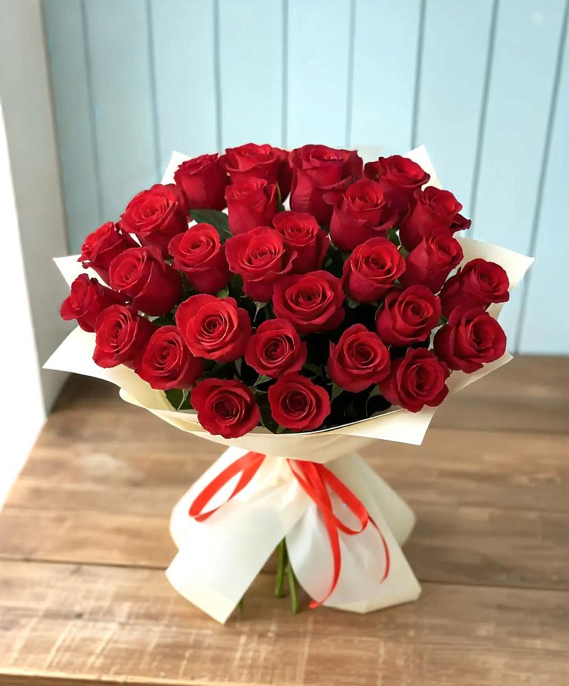 Букет 29 Красных роз в Гавердовский