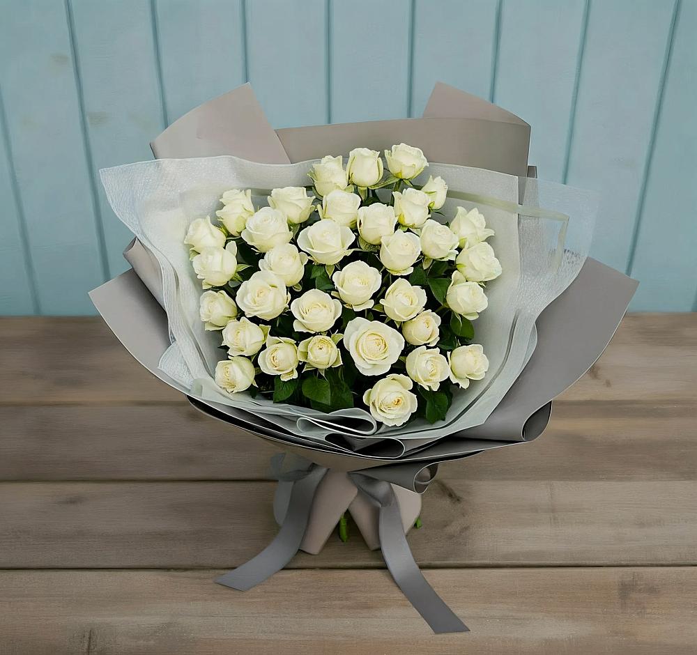 Букет Белоснежная нежность в Гавердовский