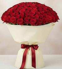 Букет 101 Красная роза Милано в Гавердовский