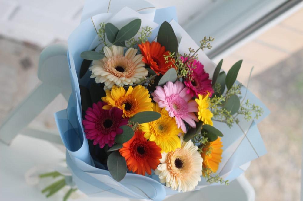 Букет цветов из: Герберы в Гавердовский