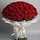Букет 101 Красная роза Блэк Мэджик в Гавердовский
