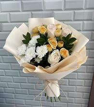 Букет цветов из:  Розы и Хризантемы в Гавердовский