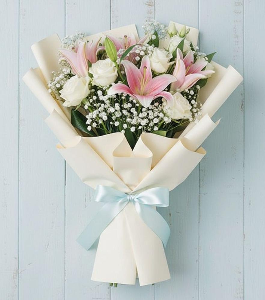 Букет цветов из: Лилии в Гавердовский