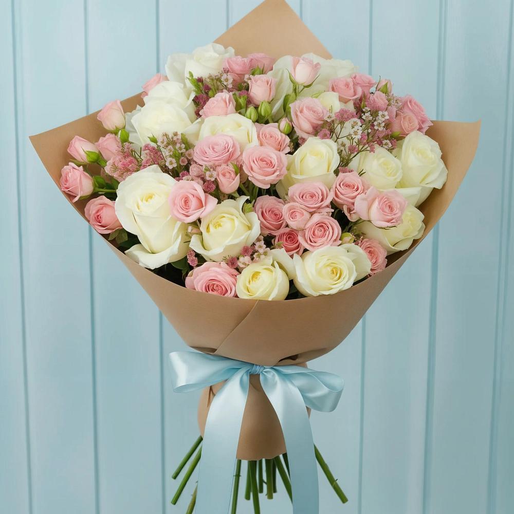 Букет цветов из: Розы в Гавердовский