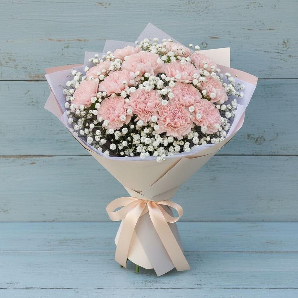 Букет цветов из: Гвоздики в Гавердовский