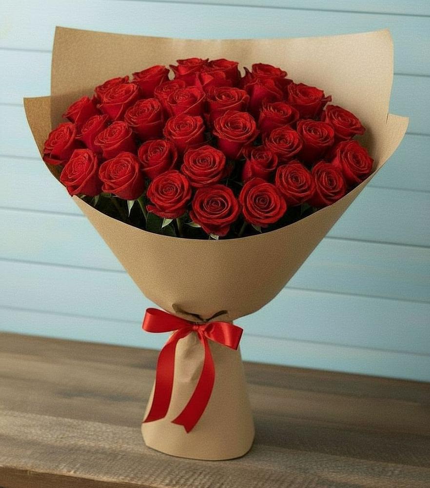 Букет Красные розы Милано в Гавердовский