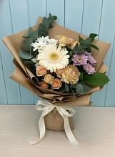 Букет цветов из:  Герберы и Хризантемы в Гавердовский