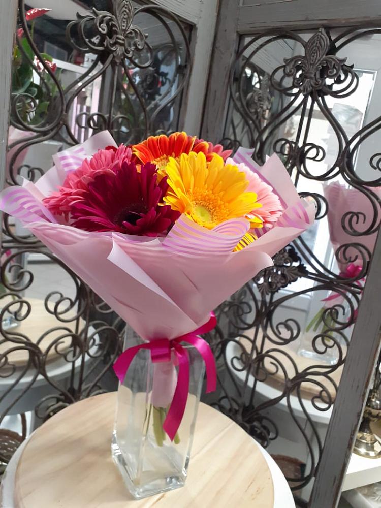 Букет цветов из: Герберы в Гавердовский