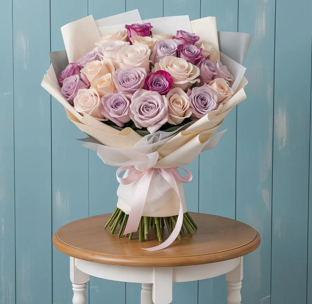 Букет цветов из: Розы в Гавердовский