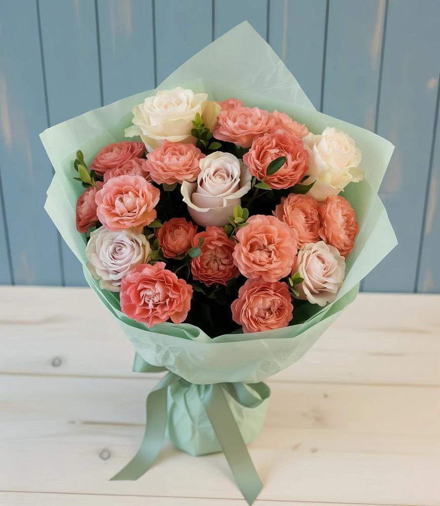 Букет цветов из: Розы в Гавердовский