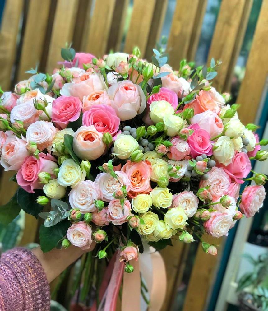 Букет цветов из: Розы в Гавердовский