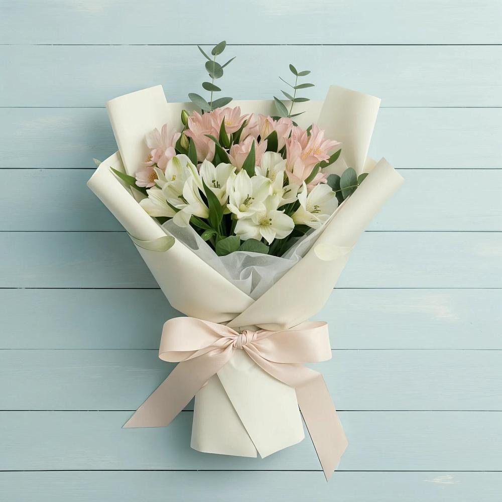 Букет цветов из: Альстромерии в Гавердовский