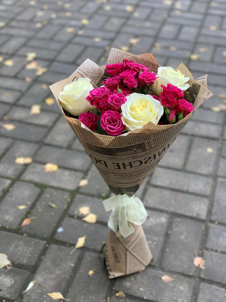 Букет цветов из: Розы в Гавердовский