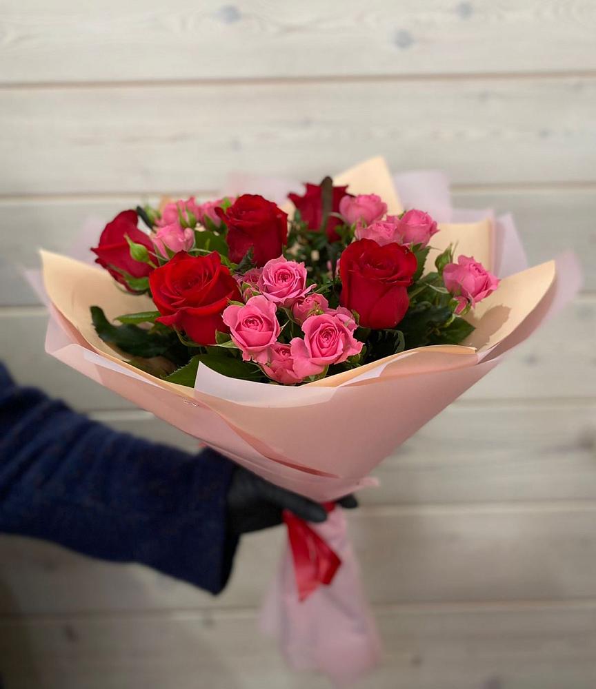 Букет цветов из: Розы в Гавердовский