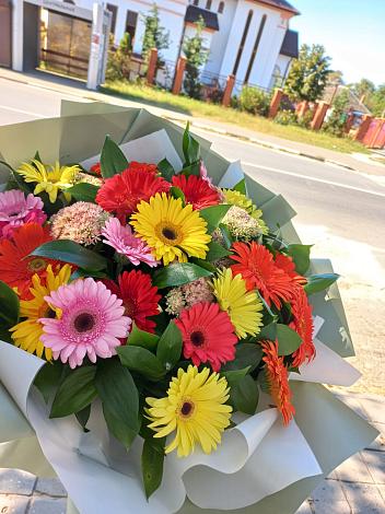 Букет цветов из: Герберы в Гавердовский