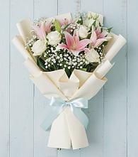 Букет цветов из:  Лилии в Гавердовский